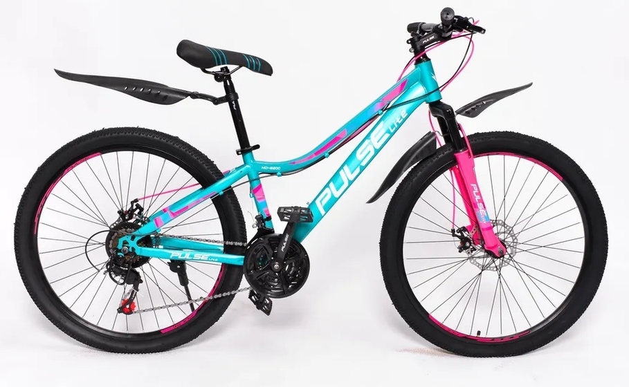 Велосипед 24'' Pulse Lite MD - 2400 цвет мятный/розовый