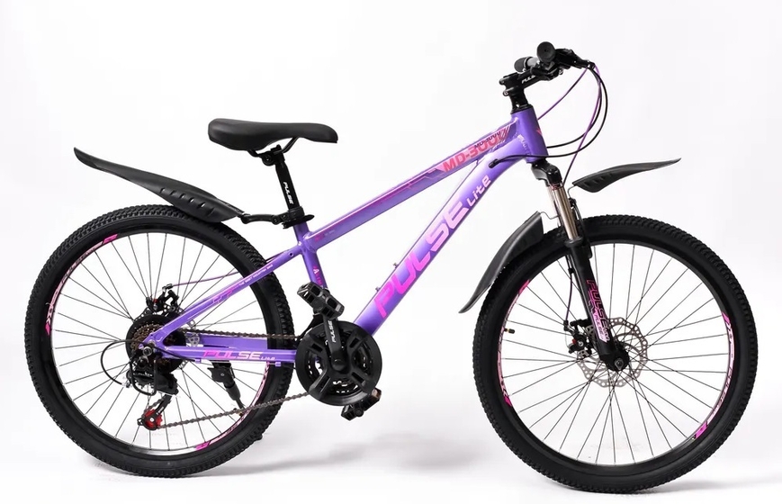 Велосипед 24'' Pulse Lite MD - 3000 цвет фиолетовый/темно-розовый/розовый