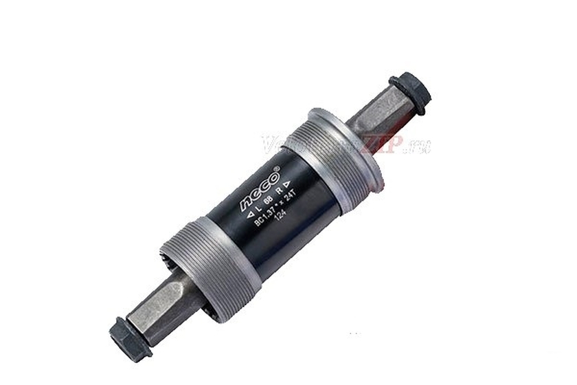 Катридж "Neco"длина124мм B-910,черный,со стальными чашками,с болт.,1,37"х24Т,в инд.уп