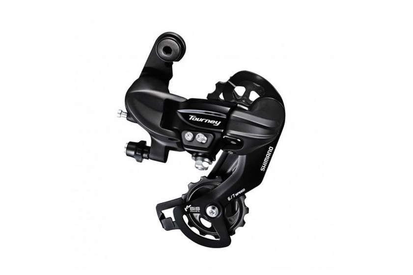 Переключатель скоростей задний(болт) аналог Shimano TY300. черный бренд "ST"