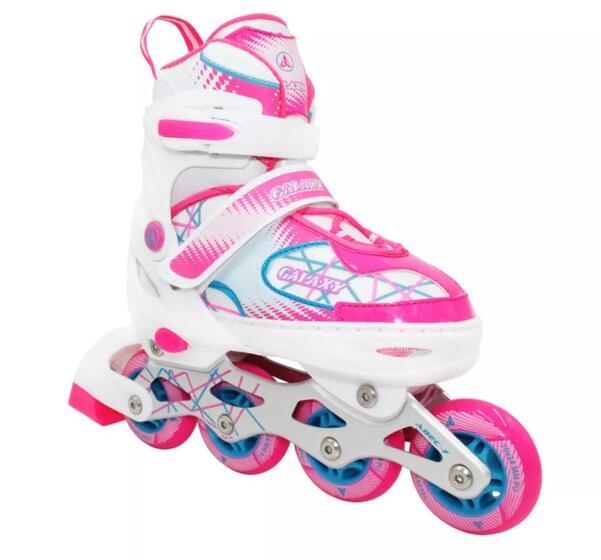 Раздвижные роликовые коньки Galaxy Pink p 39-42 (L)
