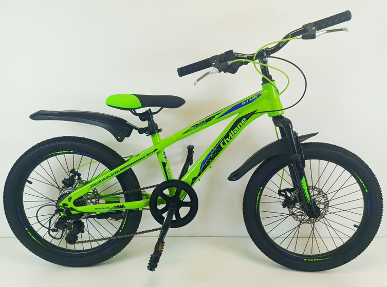 Велосипед 20" ТМ Civilane , KING MD, рама 11.6" GREEN/BLUE