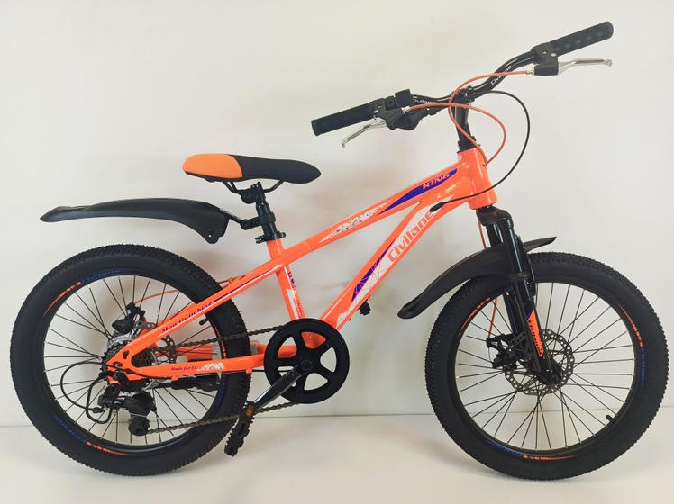 Велосипед 20" ТМ Civilane , KING MD, рама 11.5" ORANGE/BLUE