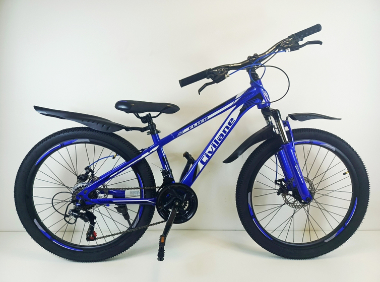 Велосипед 24" ТМ Civilane, FLIER MD,  рама  13" BLUE/WHITE (N)