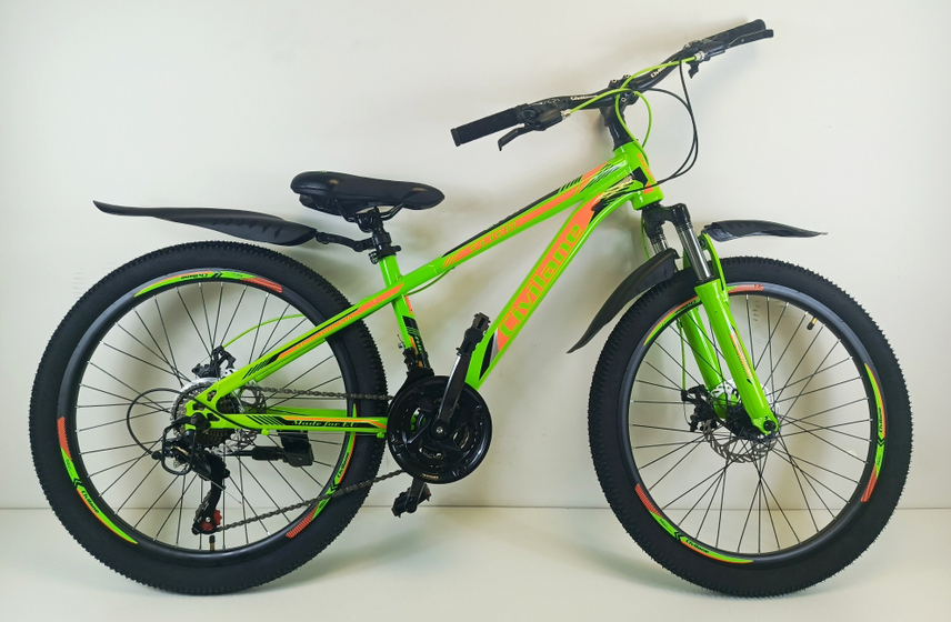 Велосипед 24" ТМ Civilane, FLIER MD,  рама  13" GREEN/ORANGE (N)