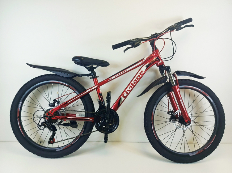 Велосипед 24" ТМ Civilane, FLIER MD,  рама  13" RED/WHITE (N)