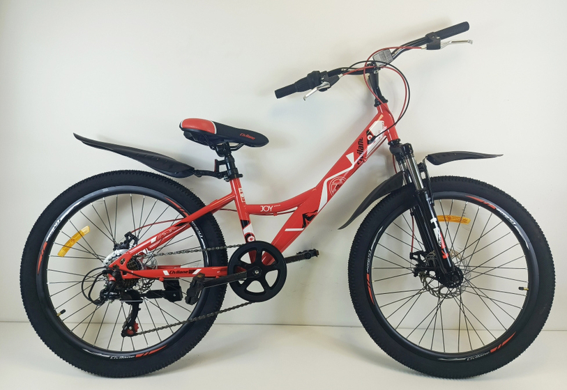 Велосипед 24" ТМ Civilane, JOY  DISC,  рама  12" RED/WHITE (N)