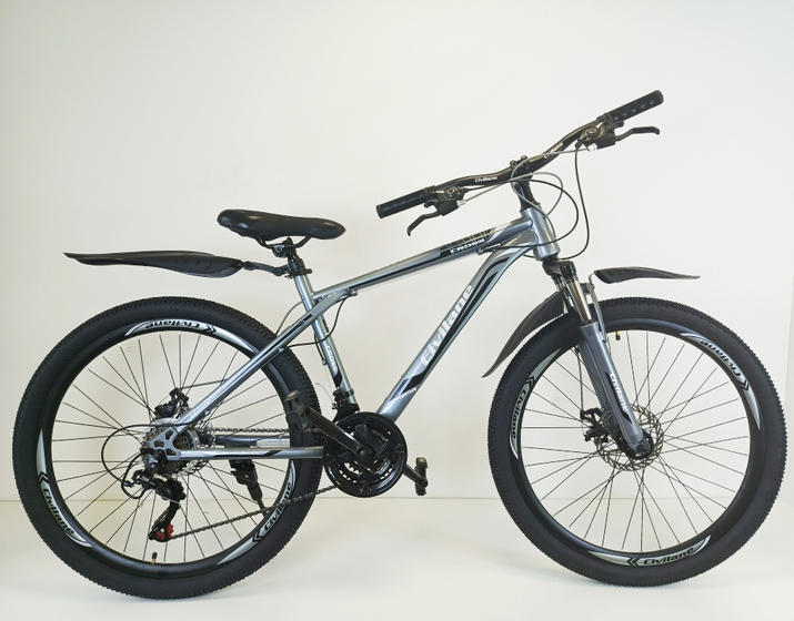 Велосипед 26"  ТМ Civilane, CROSS MD,  рама 15" GREY/BLACK