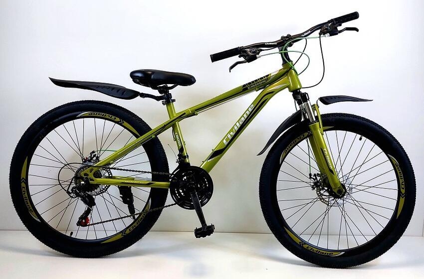 Велосипед 26" ТМ Civilane, CROSS MD, рама 17" DARK GREEN/BLACK