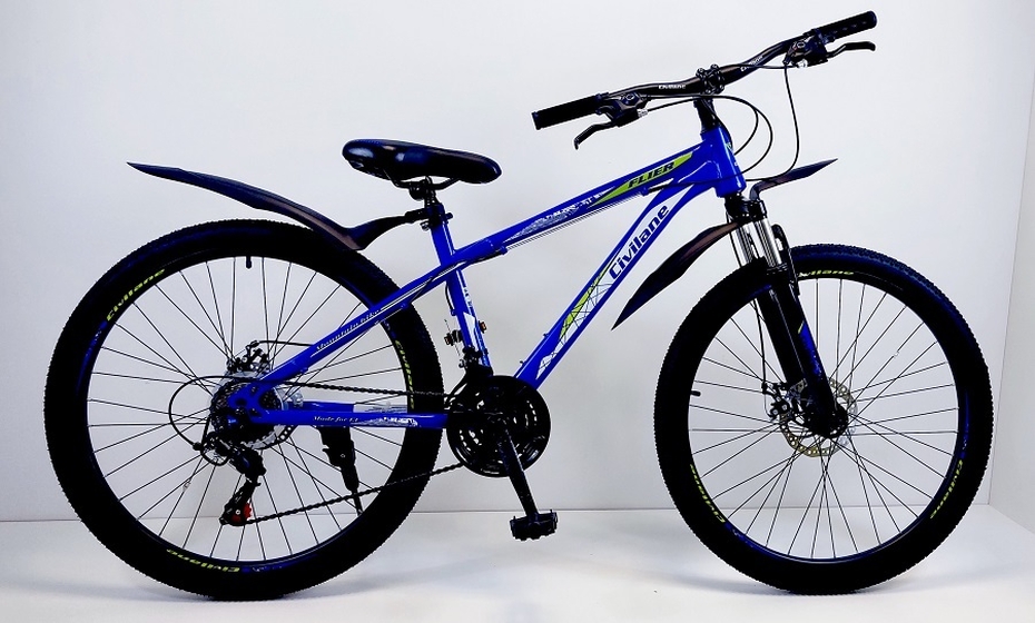 Велосипед 26" ТМ Civilane, FLIER DISC,  рама  15" BLUE/GREEN