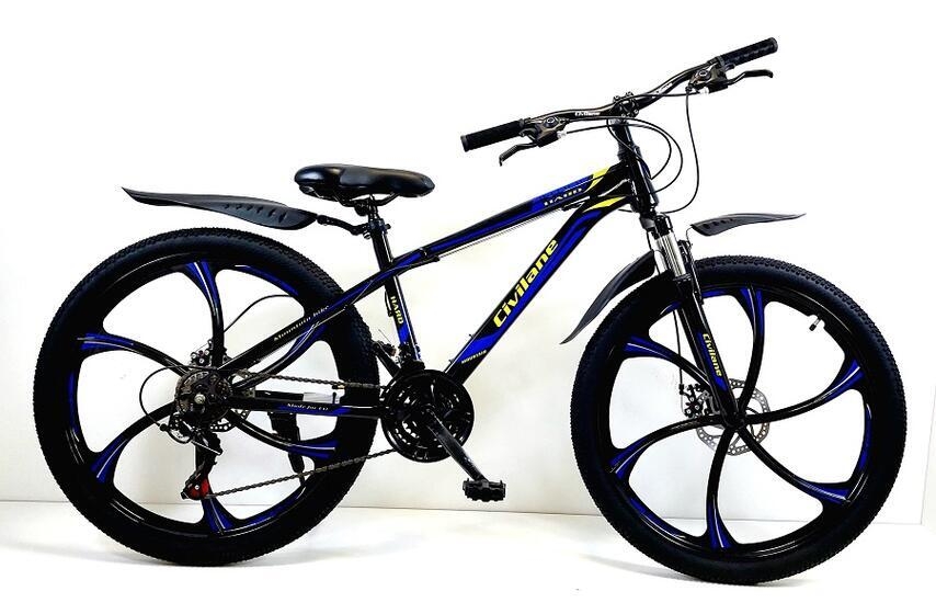 Велосипед 26" ТМ Civilane , HARD MD (литые диски), рама 15" BLACK/BLUE