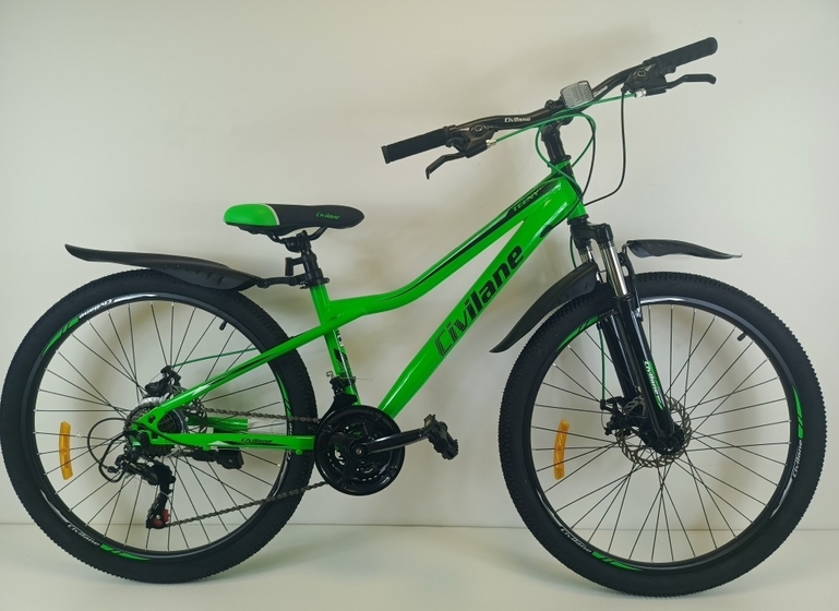 Велосипед 26" ТМ Civilane, TEENY DISC, рама 14" GREEN