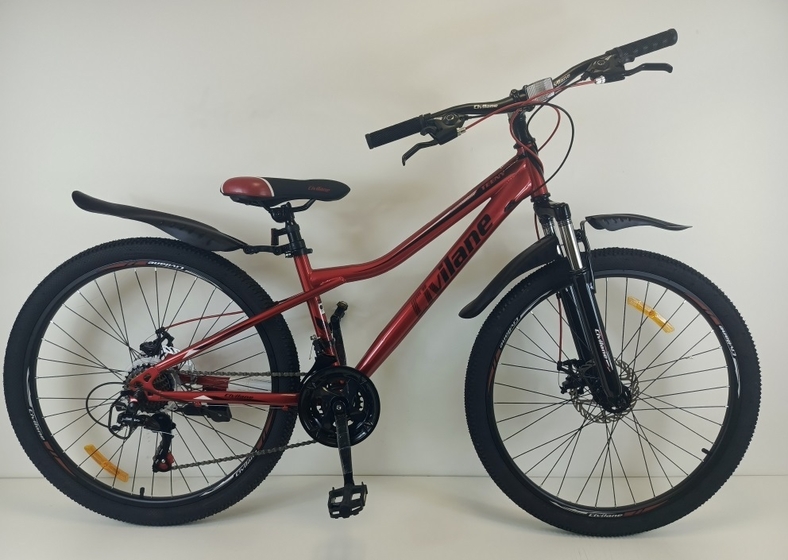 Велосипед 26" ТМ Civilane, TEENY DISC, рама 14" RED