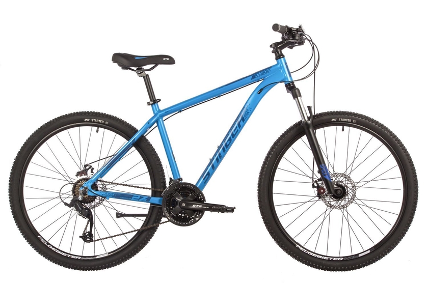 Велосипед STINGER 27,5" ELEMENT EVO SE синий, алюминий, р 18"