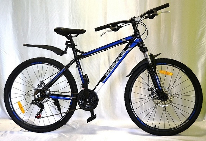Велосипед 27,5" ТМ MAKS, SURF  DISC AL,  рама  20" черно/синий